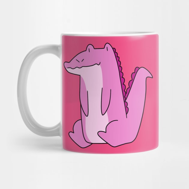 Pink Alligator by saradaboru